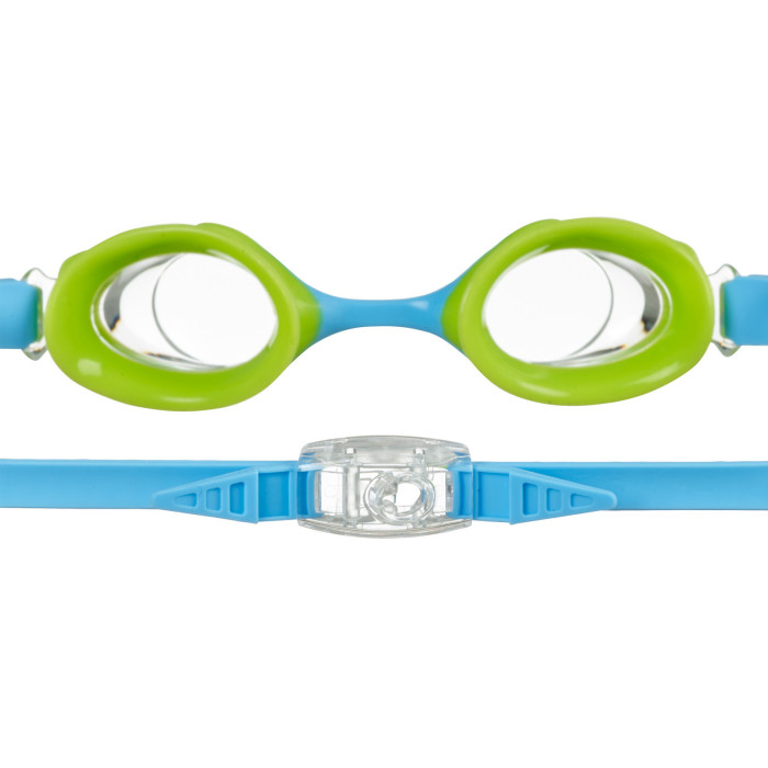 Green swim goggles for kids aged 4–8 – soft fit and clear vision in every splash
