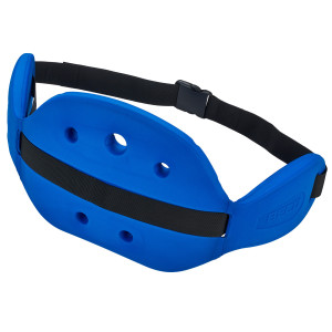 B-Belt - Classic Aqua Jogging and Fitness Belt - Blue