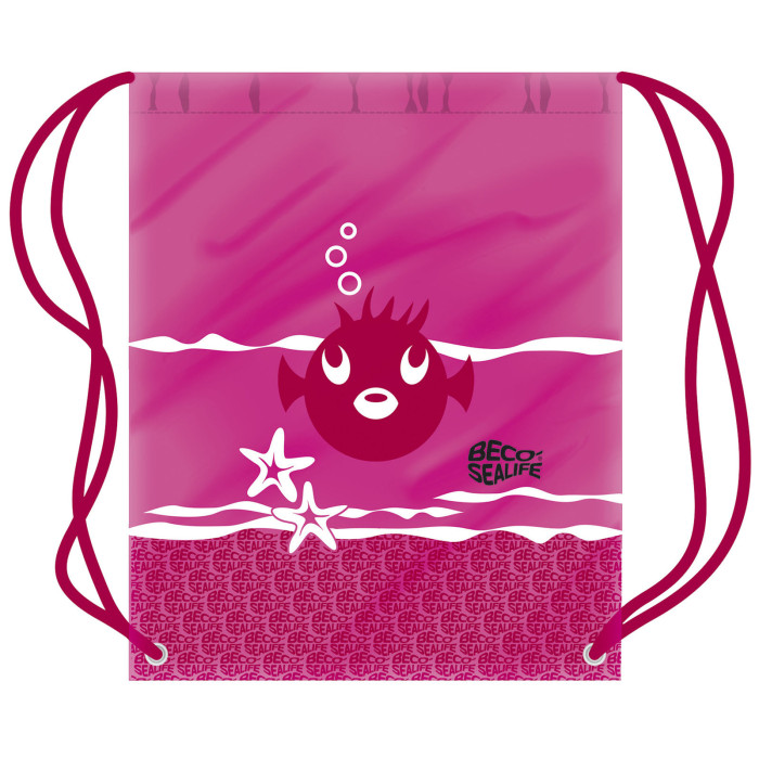 Swimming Bag – Kids Drawstring Swim Bag – Pink