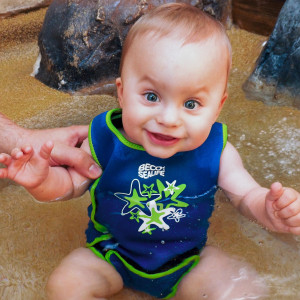 Baby Warmer - Neoprene Baby Swimsuit - Blue