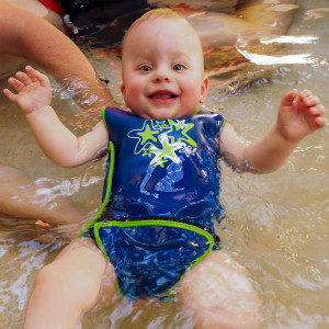 Baby Warmer - Neoprene Baby Swimsuit - Blue