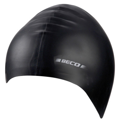 Latex Swim Cap for Girls and Kids black soft and colorfu