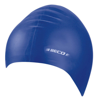 Latex Swim Cap for Aqua Fitness BECO blue universal fit for all age