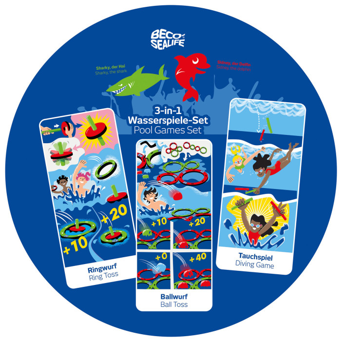 3 in 1 Water Play Set - Multi-Piece Floating Toy Set for Creative Water Fun