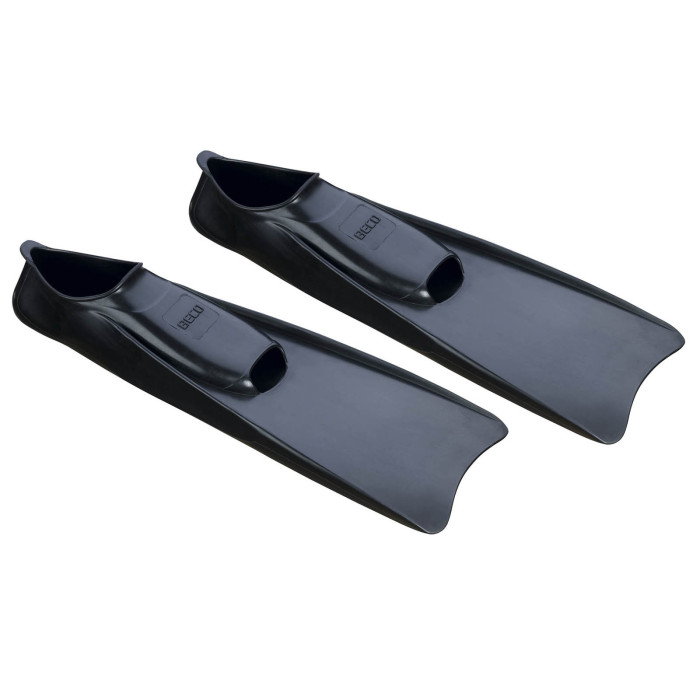 Rubber Training Swim Fins – Black