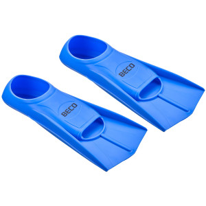 Silicone Short Swim Fins - Flexible Training Fins for Youth and Adults