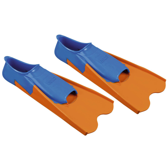 Rubber Short Swim Fins - Durable and Sporty Training Fins for Teens and Adults