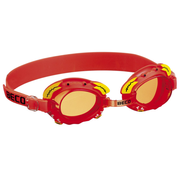Swim Goggles PALMA Red Colorful Swim Goggles for Kids